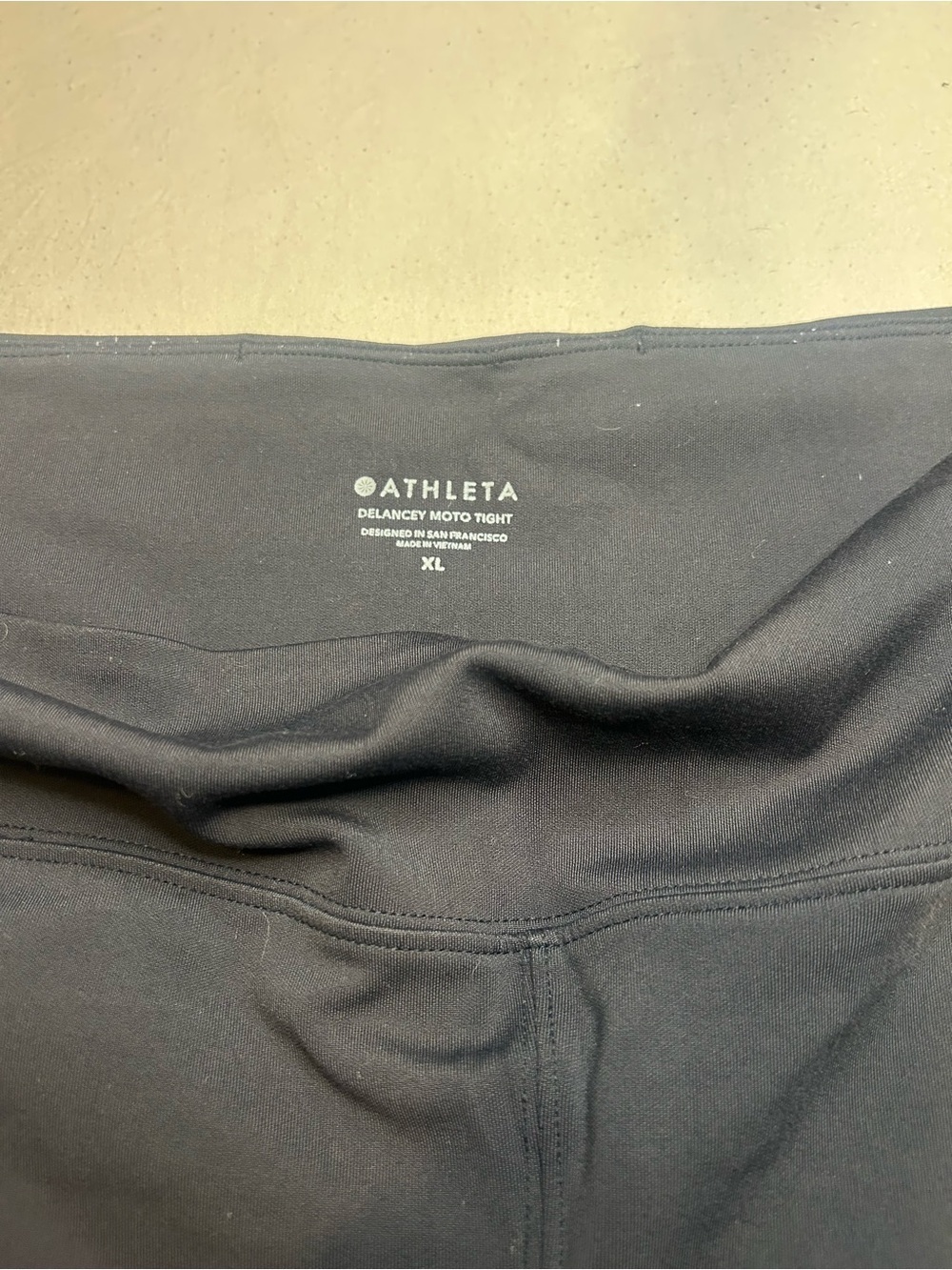 Athleta Black Ribbed-Side High-Waist Leggings - Picture 5 of 11